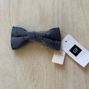 NWT GAP CHAMBRAY BABY Bow Tie with Anchor Design
